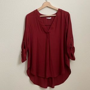 [Lush] Maroon/Burgundy Blouse